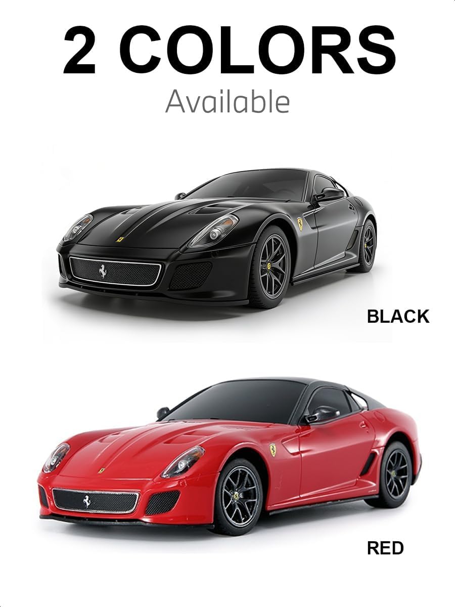 46400 1/24 RC Car Ferrari 599 GTO with 2.4G Remote | Officially Licensed, Ideal Gift, 2.4G Remote, Independent