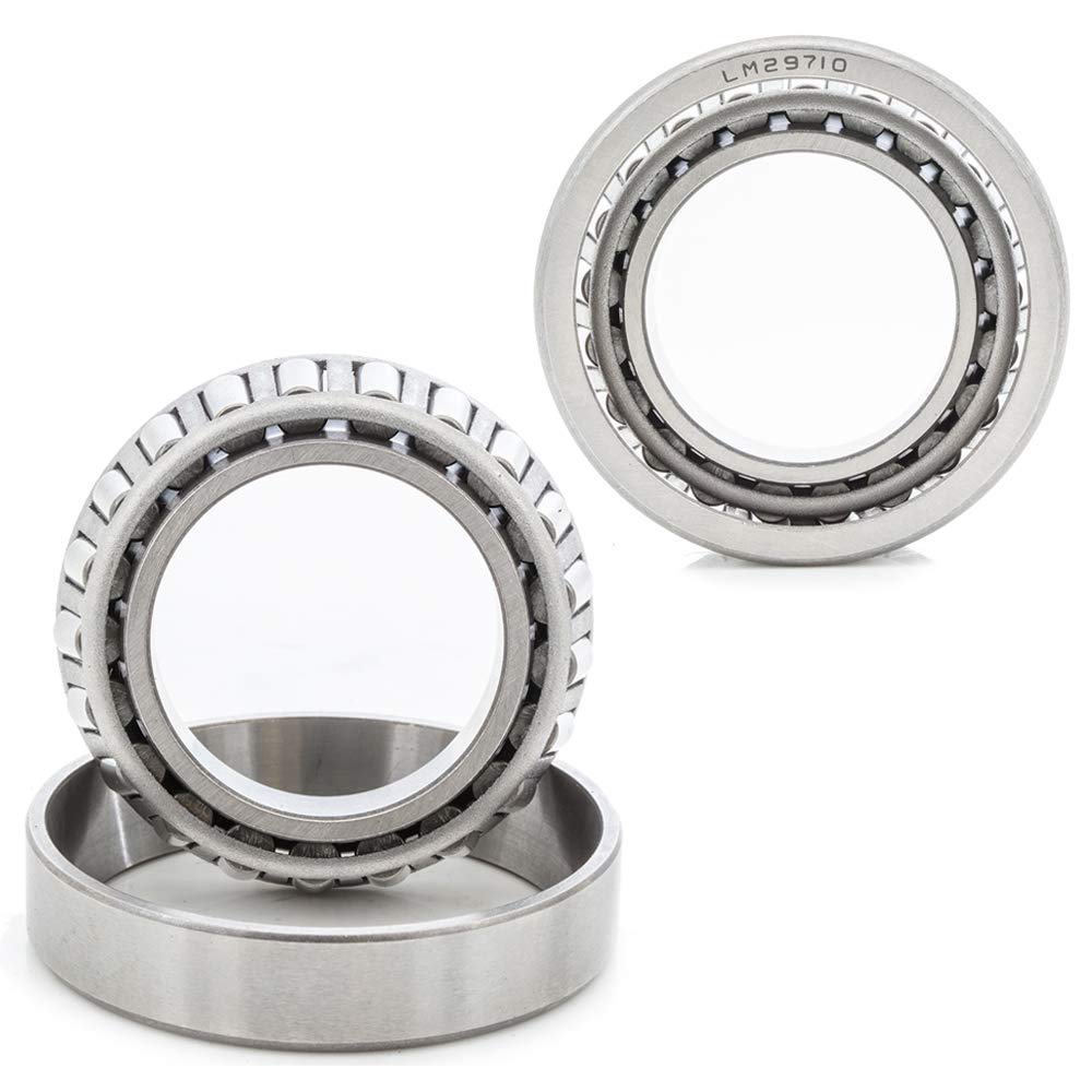 [2-Pack] 57410S/LM29710 Taper Roller Bearing Cup & Cone, 1.50'' Bore [Cross Reference: A-41, SET41, BR41, WTA41]