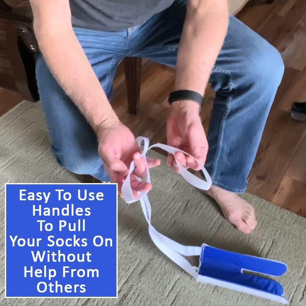 Sock Aide Device For Seniors - Sock Assist Device For Elderly and Sock Helper for Seniors, Disabled, Great Sock