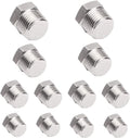 Joywayus 12 Pack Stainless Steel NPT Male Plugs Assortment Kits
