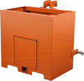 Ballast Box for Tractors, 800 Lb Load Capacity, 5 Cu.ft Heavy-Duty Steel Ballast, Fits Category 1 3-Point Hitch with