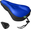 Zacro Bike Seat Cushion - Gel Padded Cover for Men Women Comfort, Extra Soft Exercise Bicycle Compatible with Peloton, Stationary or Cruiser Seats