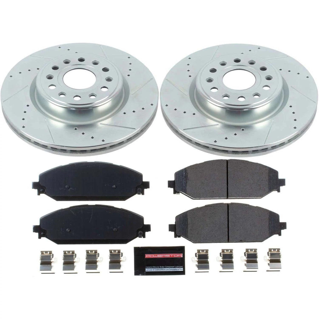 PowerStop Z23 Performance Brake Pad & Rotor Kit Front K8183