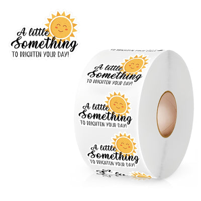 A Little Something to Brighten Your Day Cute Thank You Stickers, 500 PCS