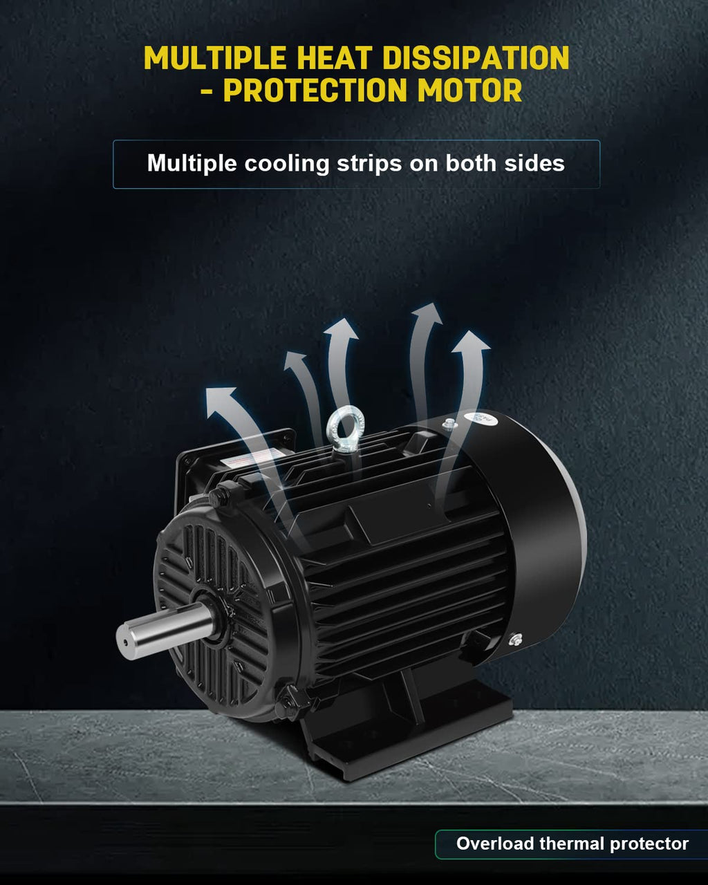 5HP Electric Motor General Purpose Three Phase Motor 1480/1770RPM 184TFrame