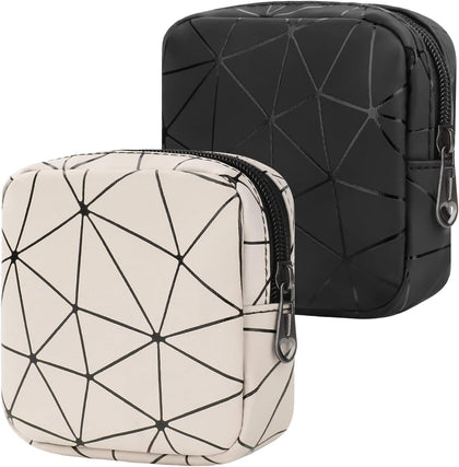Sanitary Napkin Storage Bag, Menstrual Cup Pouch Nursing Pad Holder Tampon Bags Feminine Product Pouches Portable