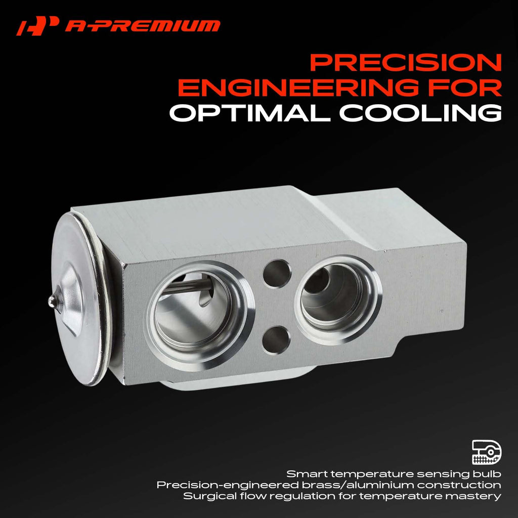 A-Premium AC Expansion Valve Compatible with Audi