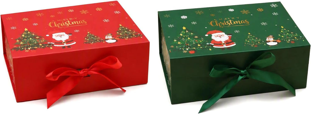 Christmas Gift Box, 12.6 x 8 x 4.4 in, Magnetic Lid