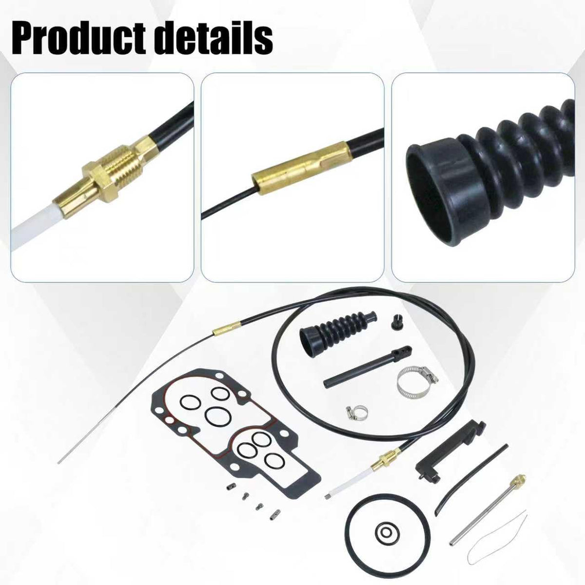 865436A03 Lower Shift Cable Kit with Gasket