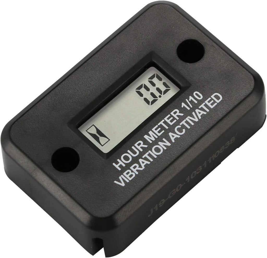 AIMILAR Vibration Hour Meter Gauge for Engine, Generator & Lawn Mower