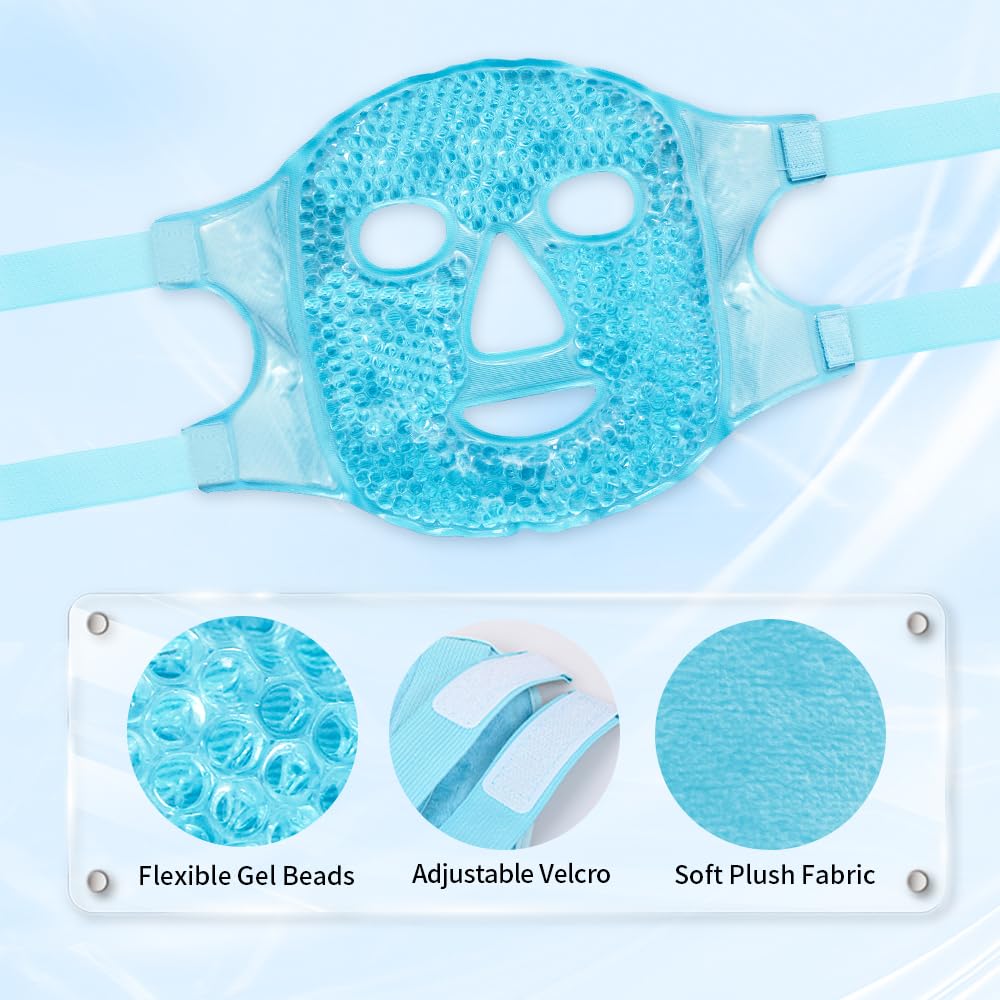 Cold Face Eye Masks Ice Face Mask Hot Cold Compress