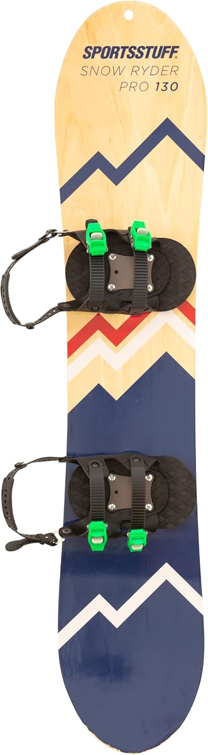 Snow Ryder Hardwood Snowboard, Beginner's Wood Snowboard, Multiple Sizes/Colors