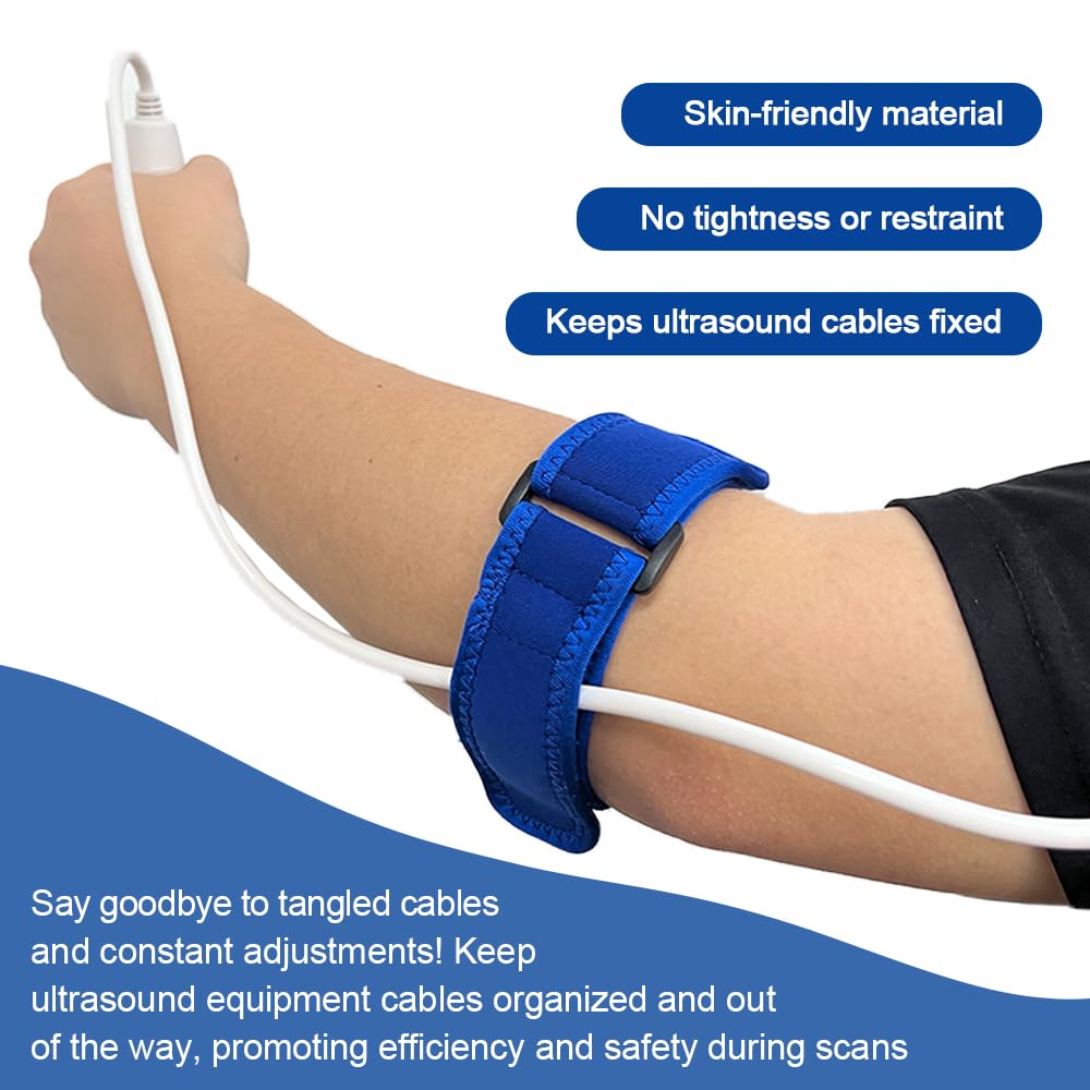 Ultrasound Probe Cable Brace Fits Arms Between 9" and 16" Circumference, 1 Pcs