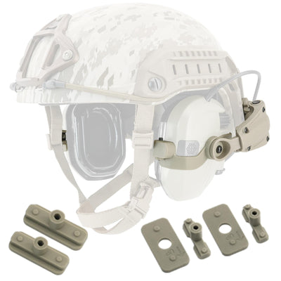 Tactical Helmet Shooting Earmuffs Rail Adapter for MTEK Rail/ARC Rail/Wendy 2.0 3.0 Rail Helmet, for Walker's Razor
