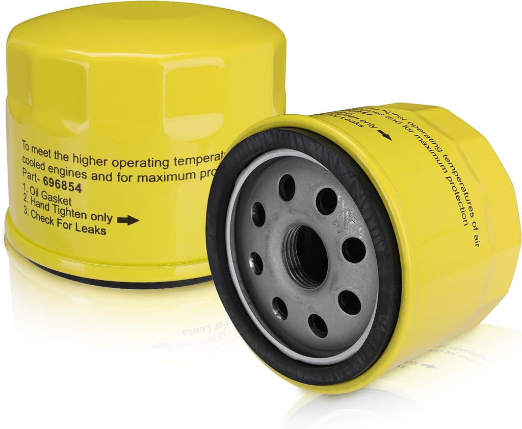 2 Pack 696854 Oil Filters for Briggs & Stratton John Deere Kawasaki