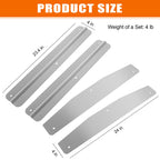 Mud Flap Weights Universal Pair with Backing Plate Heavy Duty