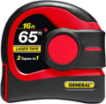 LTM2X Laser Tape Measure 2-in-1, 65 Ft Laser Measure and 16 Ft Tape Measure with Large, Easy Read Backlit Digital