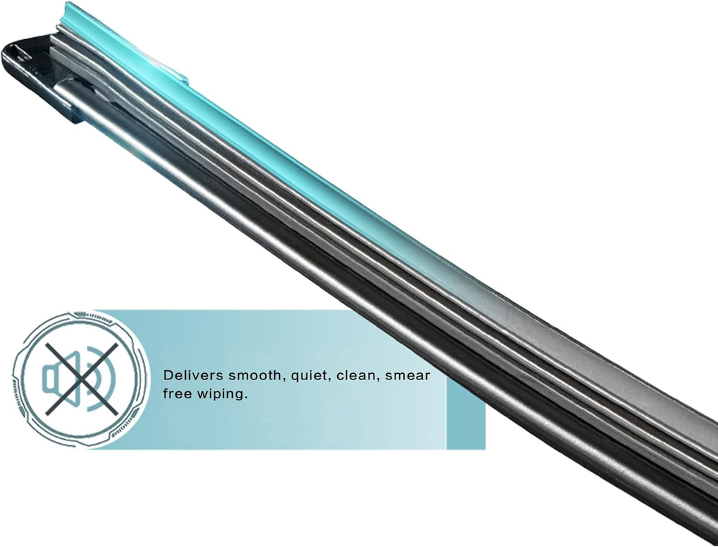 OEM QUALITY Premium All-Season Windshield Wiper Blades (22"+19" pair for front windshield)