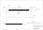 5 Pack 1U Brush Cable Manager Panel Horizontal Rack Mount