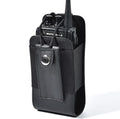 Universal Radio Holster, Tactical Leather Pouch with Back Clip Fit Belt or Bag for BaoFeng Quansheng Retevis Yaesu