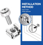 30-Pack 304 Stainless Steel M6*20mm Rack Screws & Cage Nuts