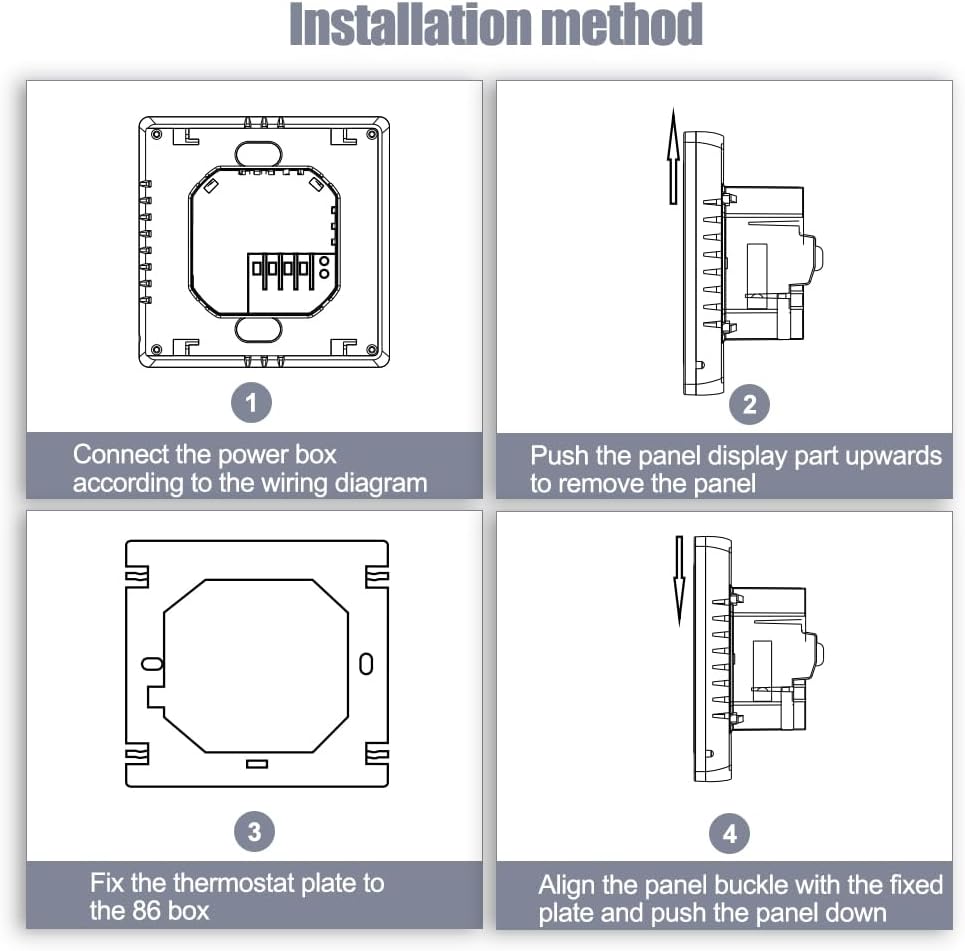 Thermostat Smart Tuya WiFi Thermostat 16A Digital Programmable LCD Display Underfloor Heating Temperature Controller