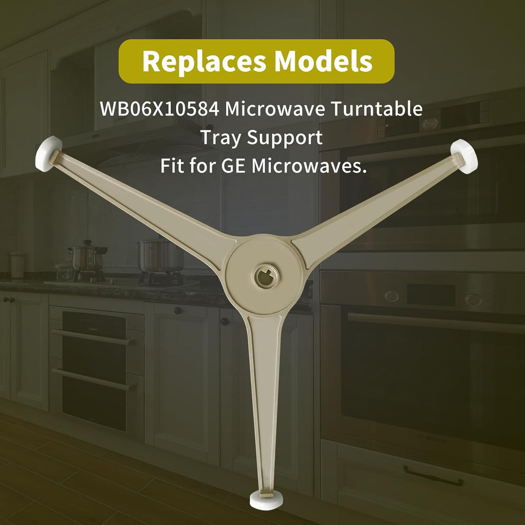 WB06X10584 Microwave Turntable Tray Support Compatible with GE Microwaves