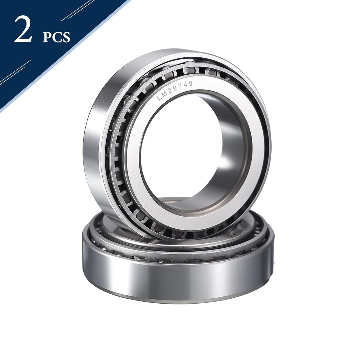 2 Pack LM29749/10 Tapered Roller Bearing Cone and Cup Set