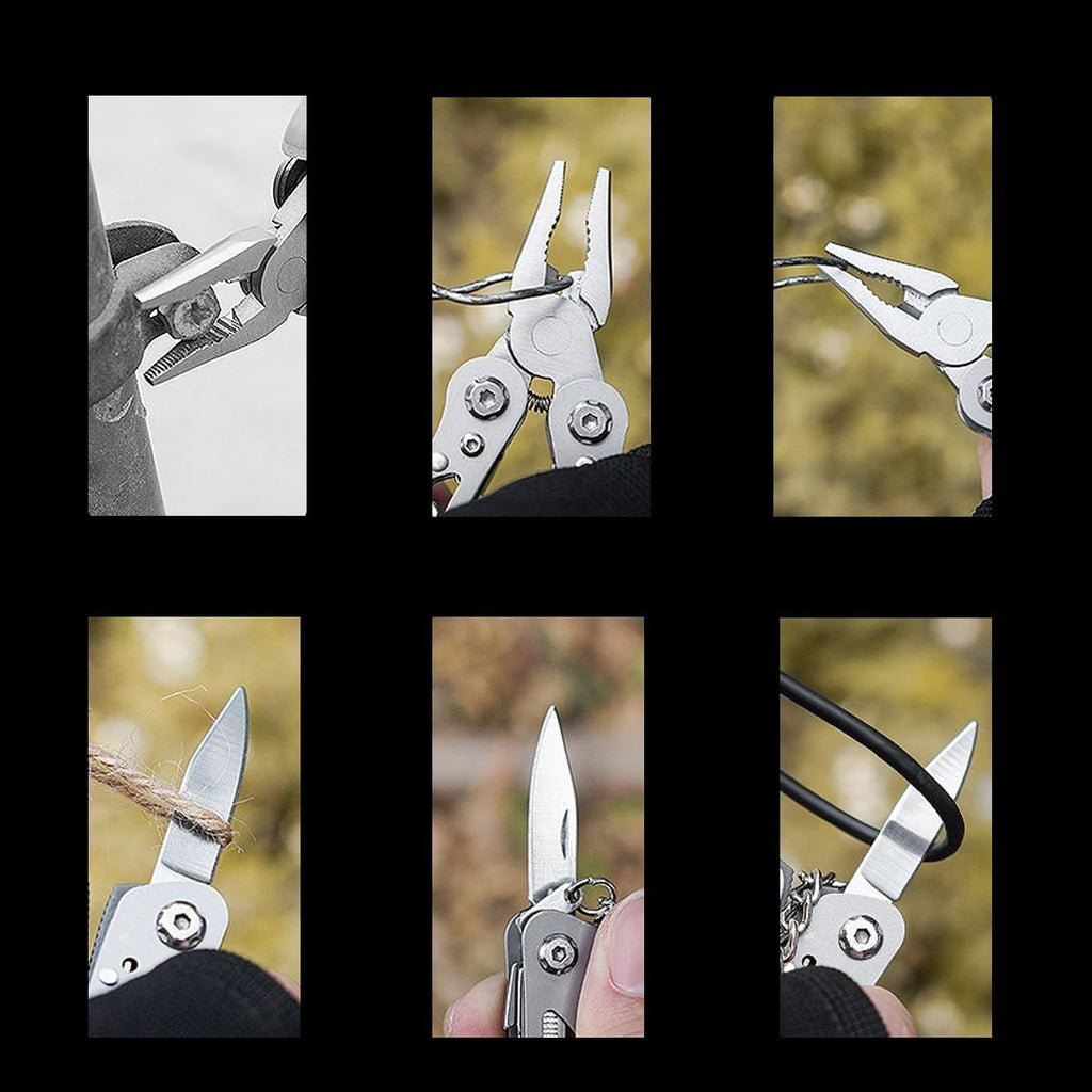 Small Multitool Pliers,Outdoor Pocket Multitools Mini Pliers | Best Gifts for Mens, Boys, Birthdays, Christmas