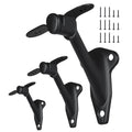 Handrail Bracket for Stairs, Matte Black, 3 Pack