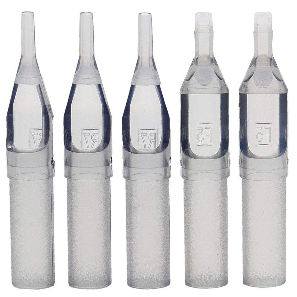 Disposable Tattoo Tip - Autdor 100PCS Disposable Tips Assorted for 3RL 5RL 7RL 9RL 3RS 5RS 7RS 9RS 5M1 7M1 Tattoo