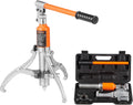 Hydraulic Gear Puller, 5 Ton Max Capacity Wheel Bearing Pulling Separator, 2 or 3 Jaws Puller, Vertically and
