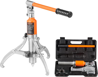 Hydraulic Gear Puller, 5 Ton Max Capacity Wheel Bearing Pulling Separator, 2 or 3 Jaws Puller, Vertically and