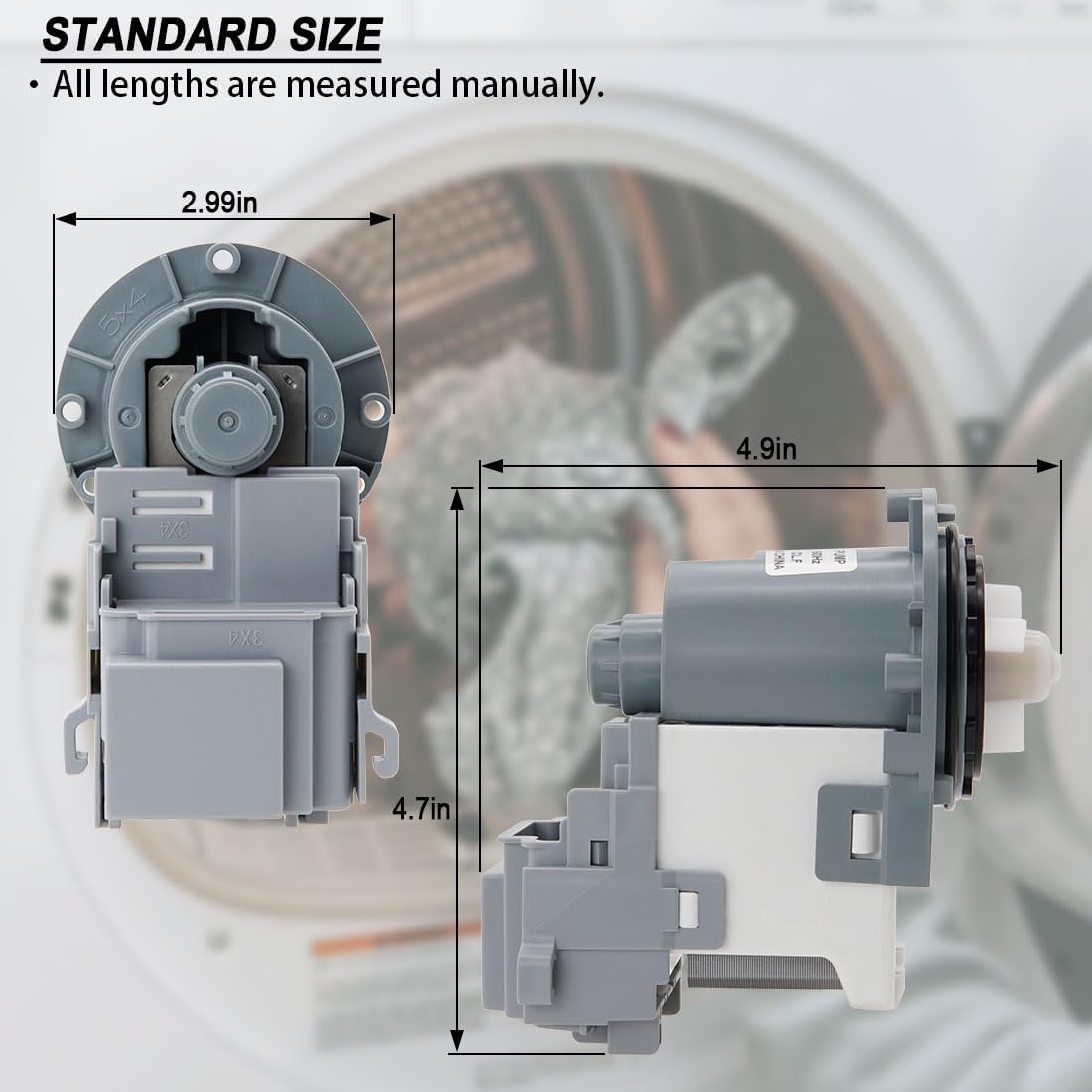 SupHomie WA45M7050AW/A4 WA45K7600AW/A2 Washer Drain Pump Motor For Samsung