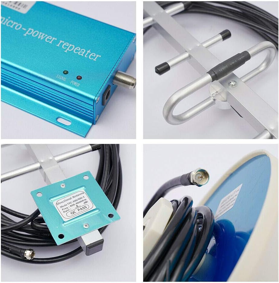 Cell Phone Signal Booster Amplifier 50MHz Band 2G /3G /4G Cell Phone Signal Booster for Home Repeater+Antenna Kit