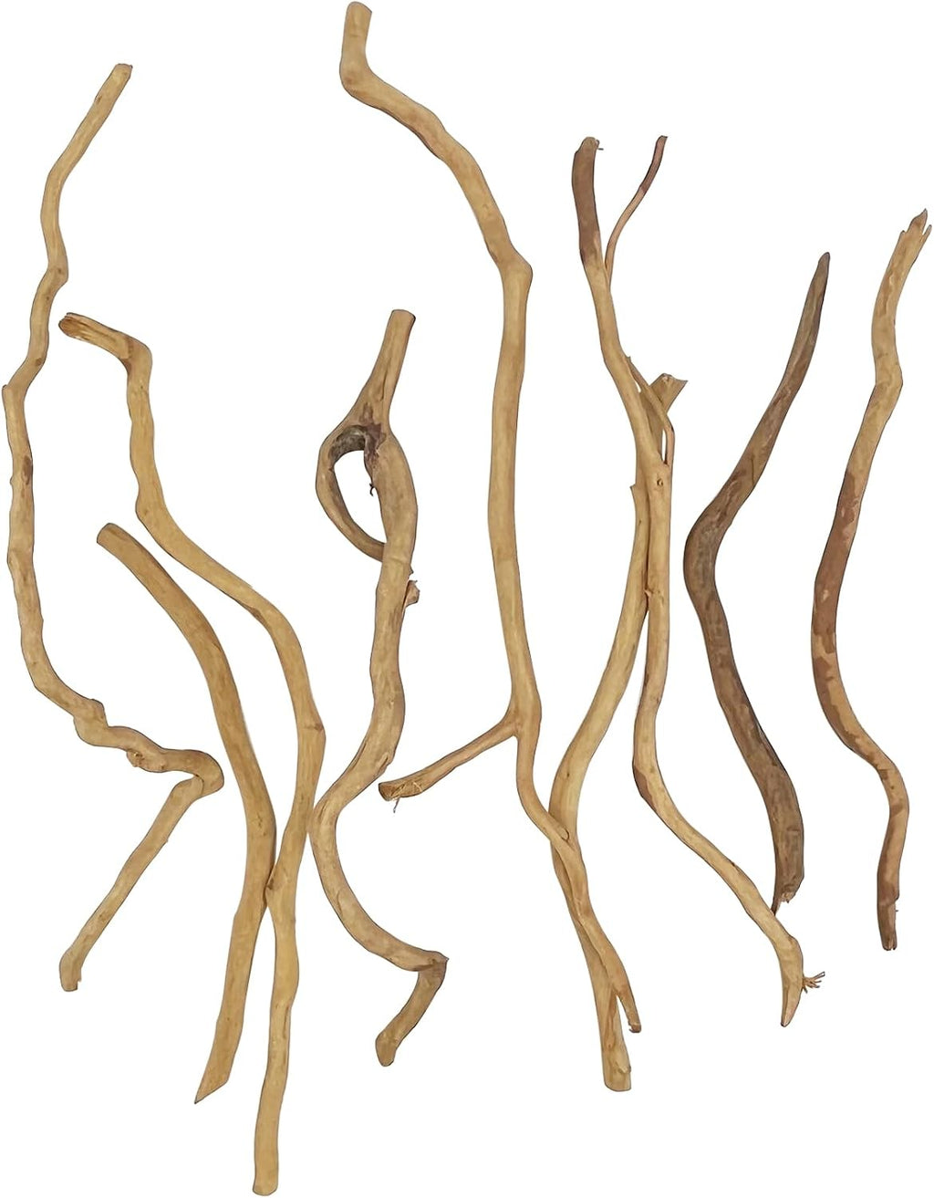 Natural Driftwood for Aquarium, Red Moor Driftwood Mix 12''-16'' Long Driftwood for Decorations Aquarium Driftwood