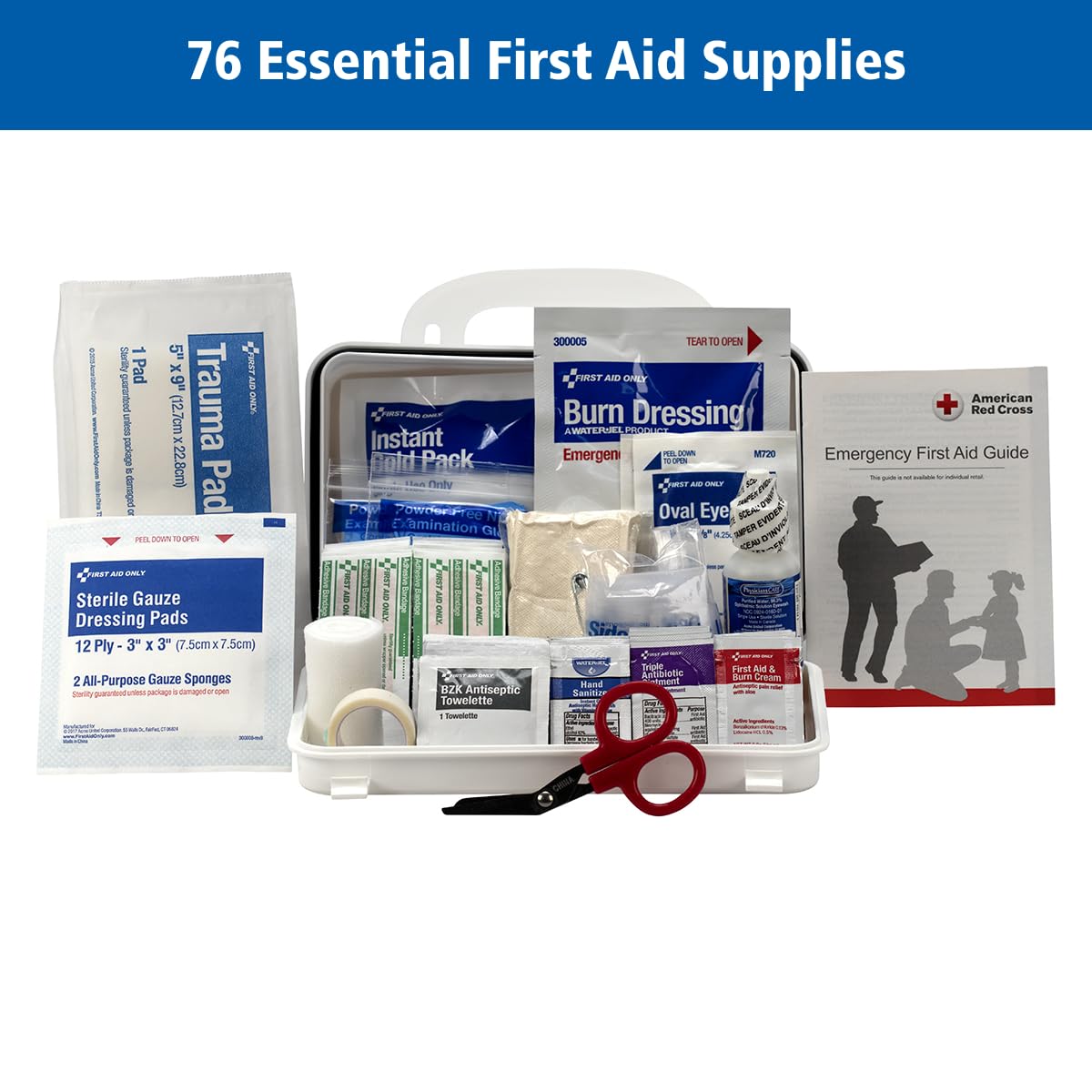 10-Person ANSI Class A First Aid Kit for Offices