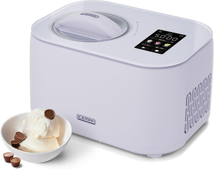 Iceman by Chefman Trio Ice Cream Maker | No Pre-Freezing with Built-In Compressor | for Ice Cream, Froyo, Sorbet