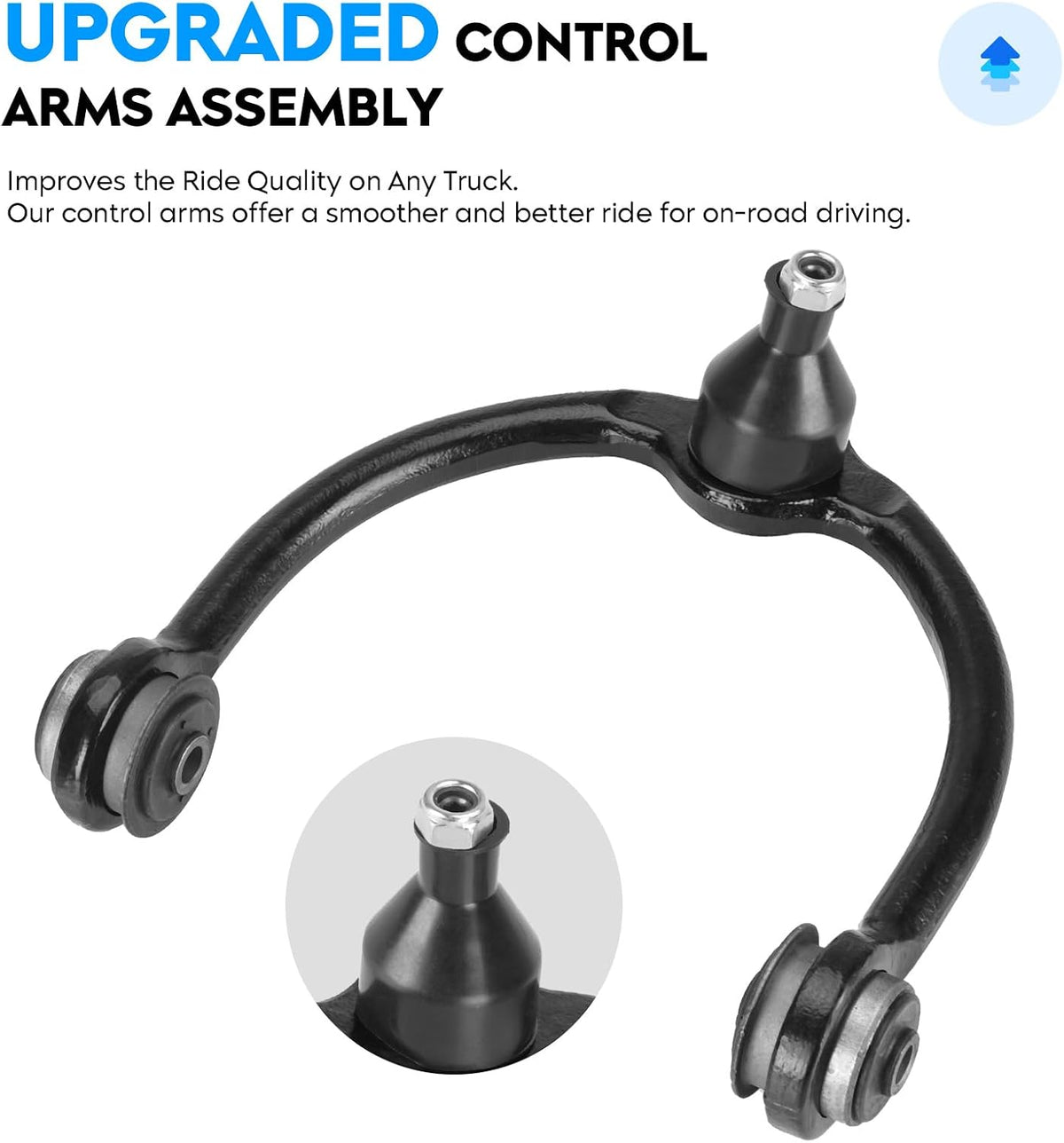 10pcs Front Upper Control Arms w/Ball Joints + Sway Bar Links + Tie Rod for Jeep Commander 2006-2010, Grand Cherokee 2005-2010, Suspension Kit K620188 K80629 K80861 ES80643 ES80644 EV80782