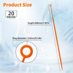 10ul Disposable Inoculating Loop, Plastic, 20/Bag, 1000PCS Total