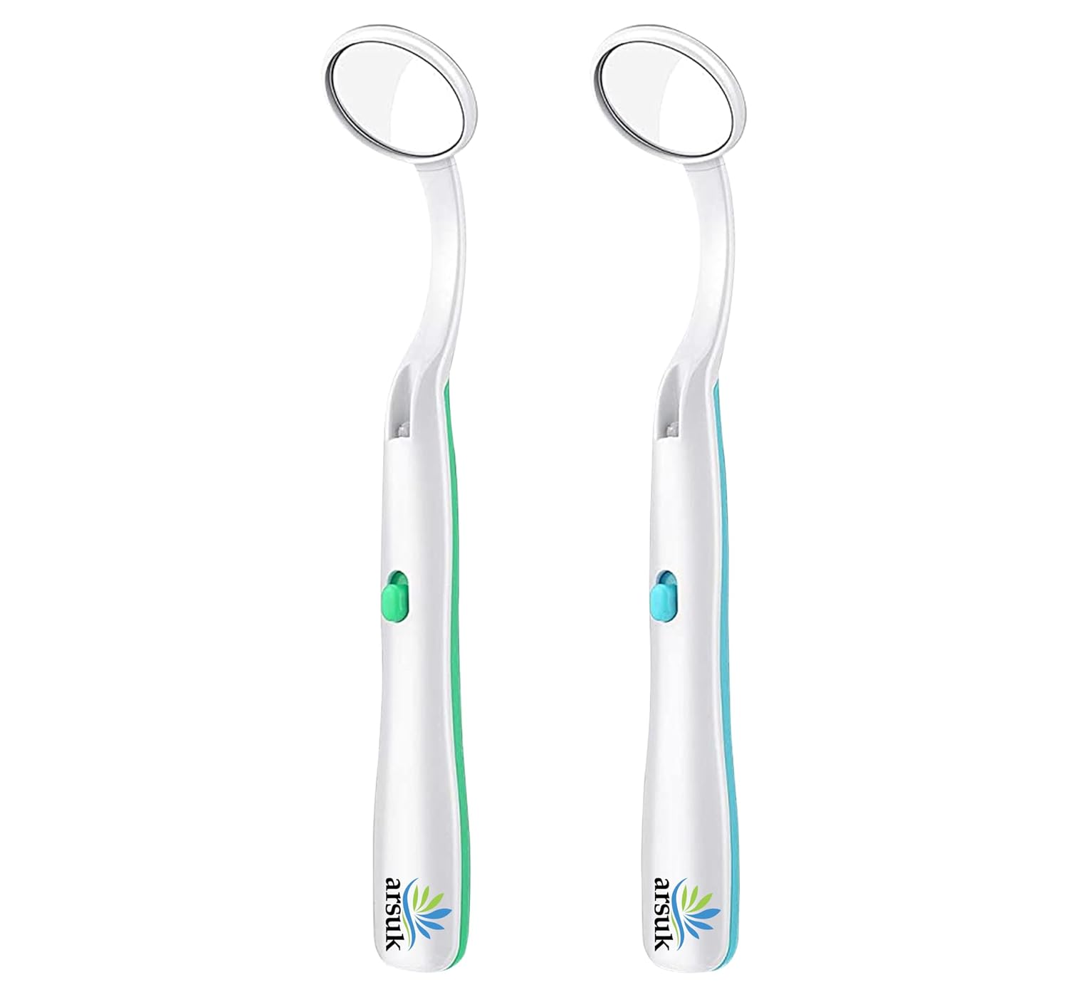 Dental Mirror for Teeth with LED Light – Dentist Mirror for inside Mouth, Gums & Tongue – Anti-Fog Reusable Mouth