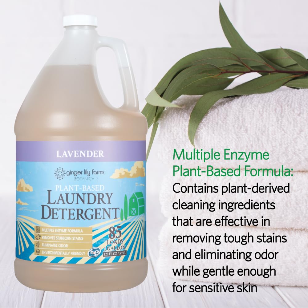 Botanicals Laundry Detergent, 128oz, Lavender