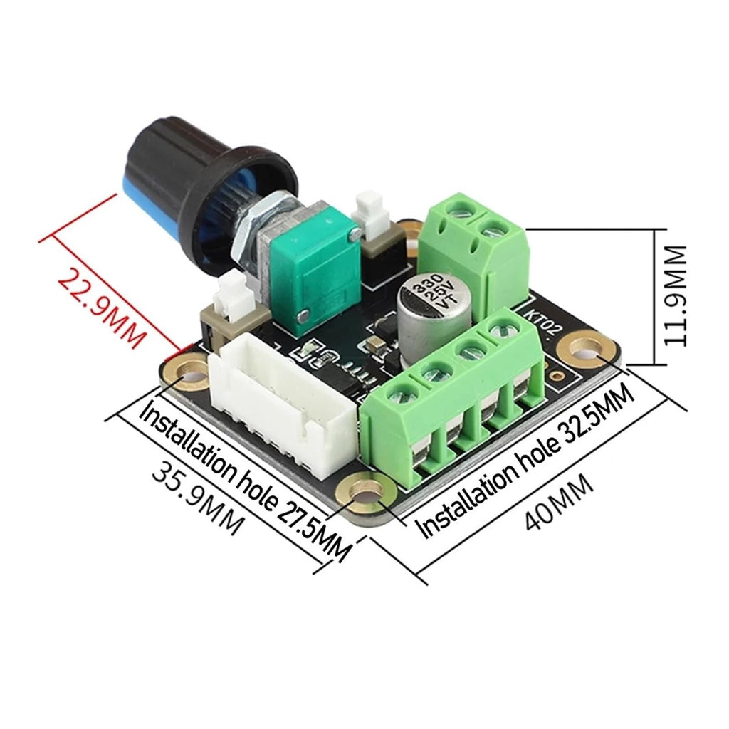 Stepper Motor Motion Controller 5V Pulse Generator Support Speed-Adjust Forward and Reverse Switching 9-24VDC Input