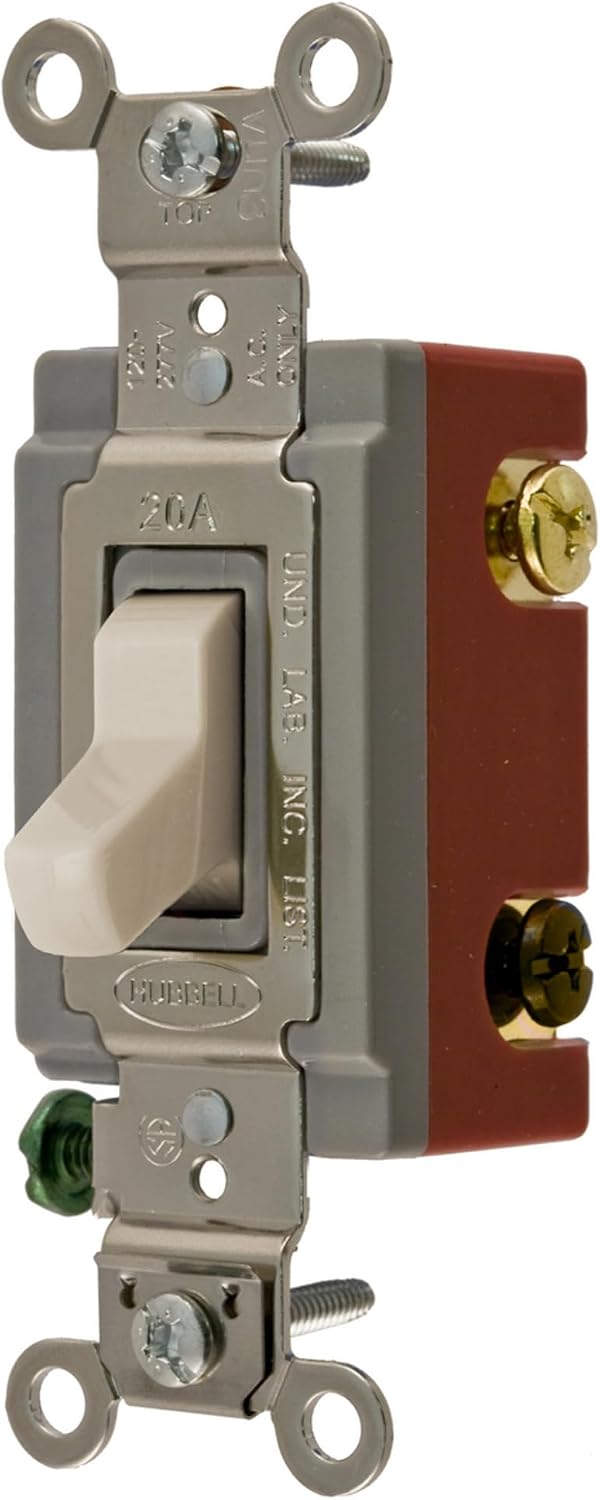 Hubbell HBL1224LA AC Toggle Switch Wiring Device 18914 AC Toggle Switch