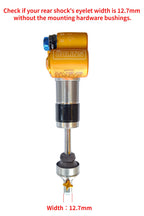 VOLARE Rear Shock Mounting Hardware, M10x22mm, IGUS DU Bushing