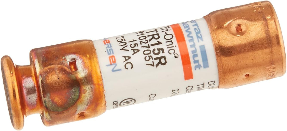 Mersen TR15R 250V 15A 2X9/16 Rk5 Time Delay Fuse