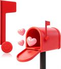 Mail Box Flag Replacement, Red Metal Replacement Mailbox Flag Easy Installation Universal Fits Outgoing Mailbox with