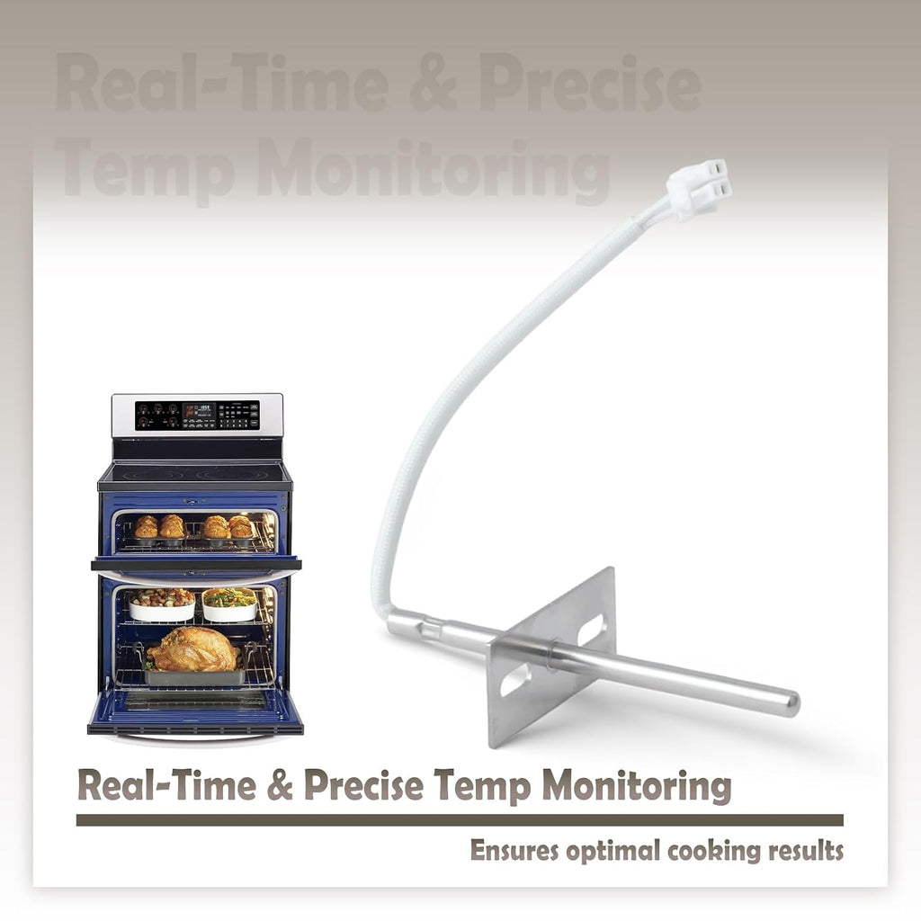 EBG61305801 Oven Range Temperature Sensor Probe Compatible with LG LRE30453ST LREL6323S LREL6325F Ovens, Replace EBG61305805 4210332 AP5989951 PS11732697 EAP11732697