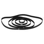 MECCANIXITY GT-2 Timing Belt 10mm Width 2mm Pitch Black 5pcs