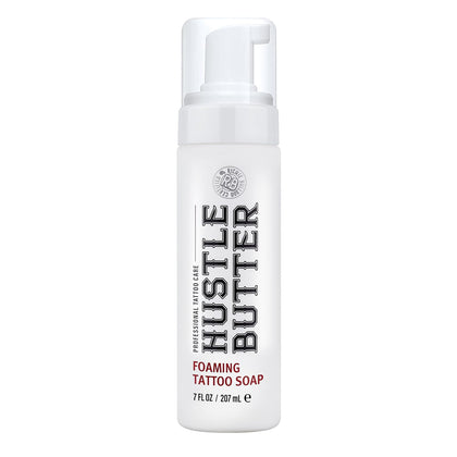 Hustle Bubbles Tattoo Aftercare Tattoo Soap - Dermatologist Tested Cleanser To Clean New Tattoos & Piercings